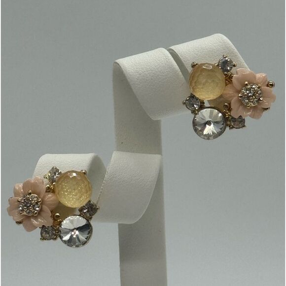 INC Floral Stud Earnings - Picture 1 of 7